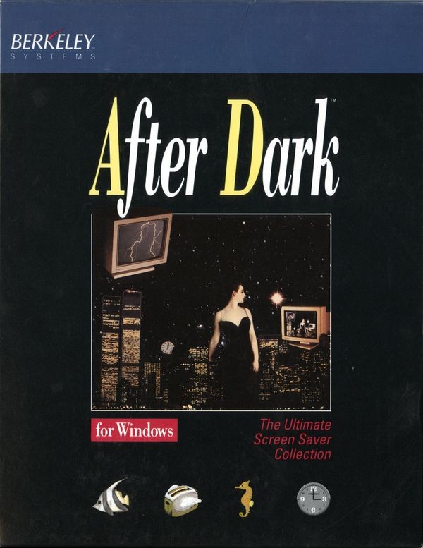 After Dark software packaging art