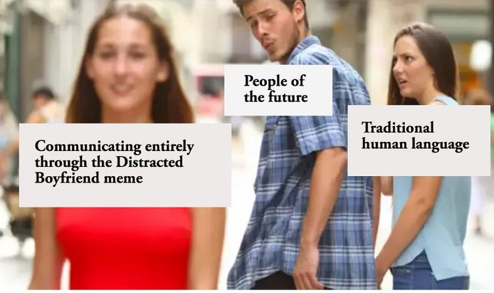 distracted boyfriend meta meme